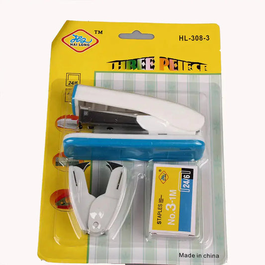 Mini Stapler 3pc Set - Random Color Anti Spier
