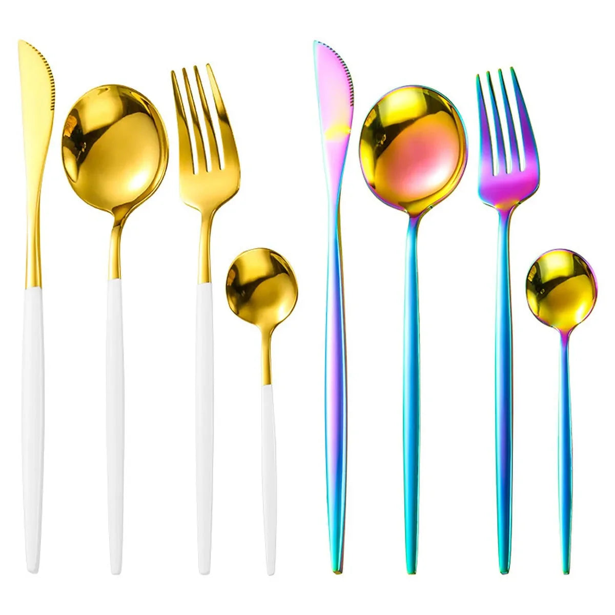 24 Pieces Luxury Cutlery Set Anti Spier