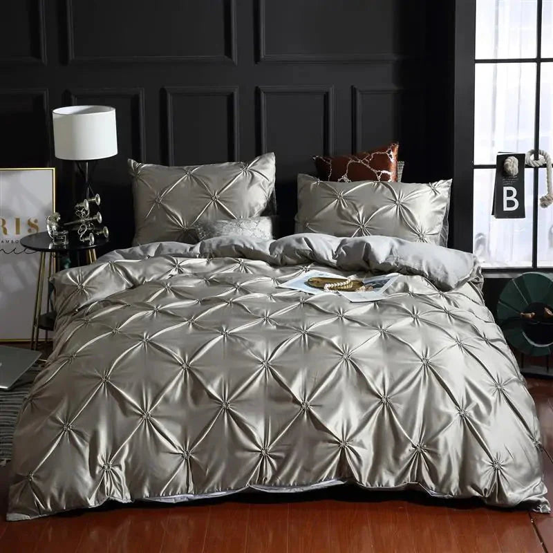 Luxury Silk Bedding Set Anti Spier