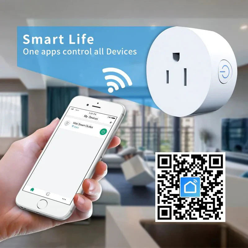 WiFi Voice Control Smart Plug Anti Spier