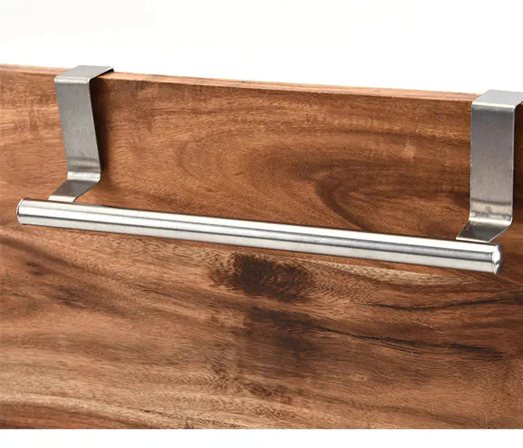 Stainless Steel Single Rod Towel Rack for Cabinet Doors Anti Spier