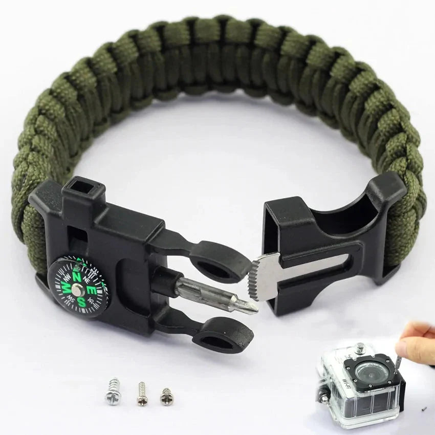 Camping Bracelet Compass Anti Spier