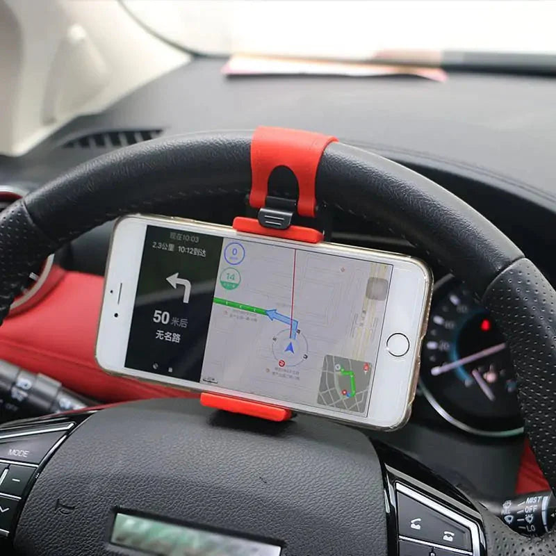 Steering Wheel Universal Smartphone Holder Anti Spier