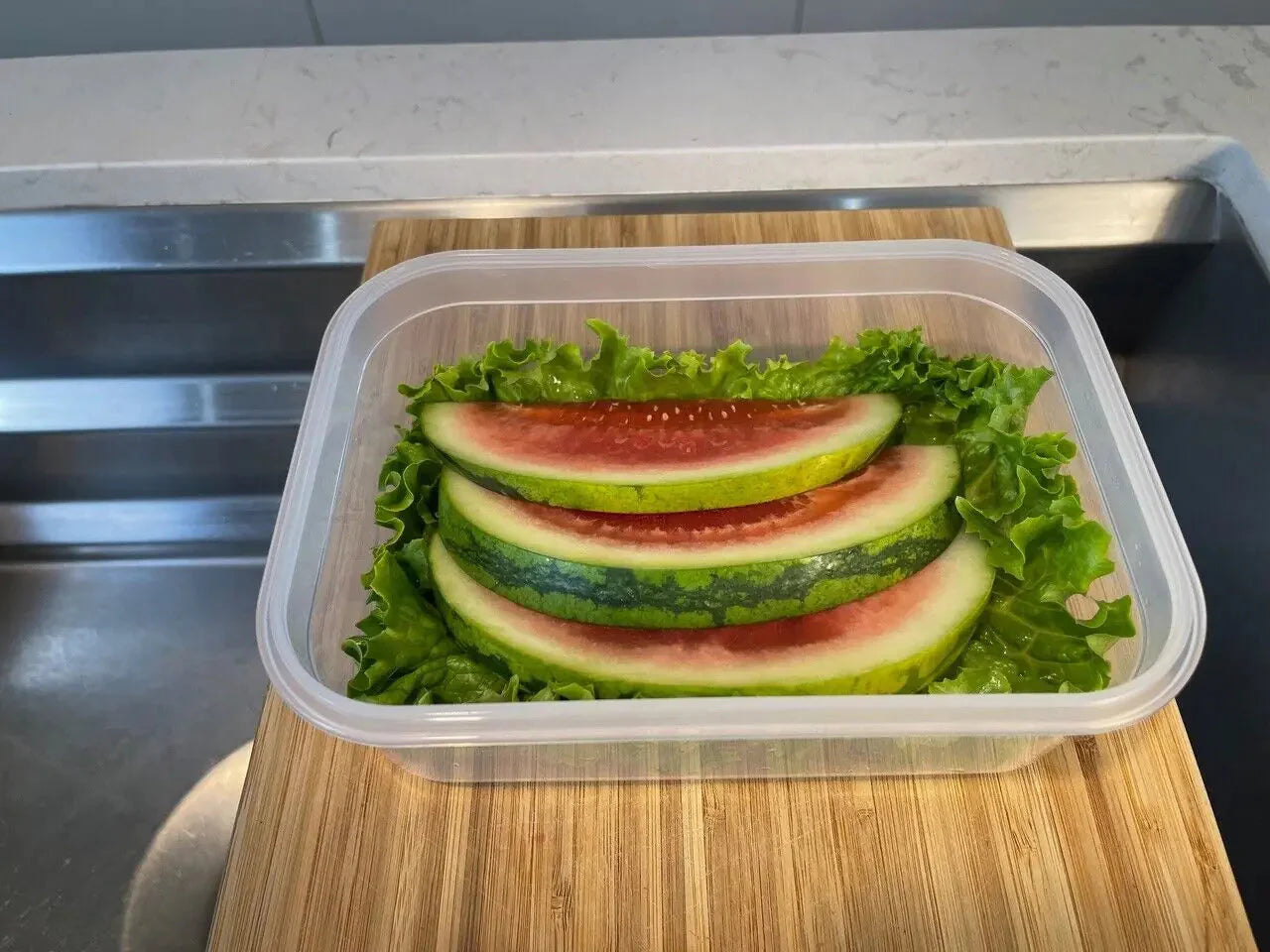 5 Pack Stackable Food Storage Containers Airtight & Leakproof Set Snap Lock Lids Anti Spier