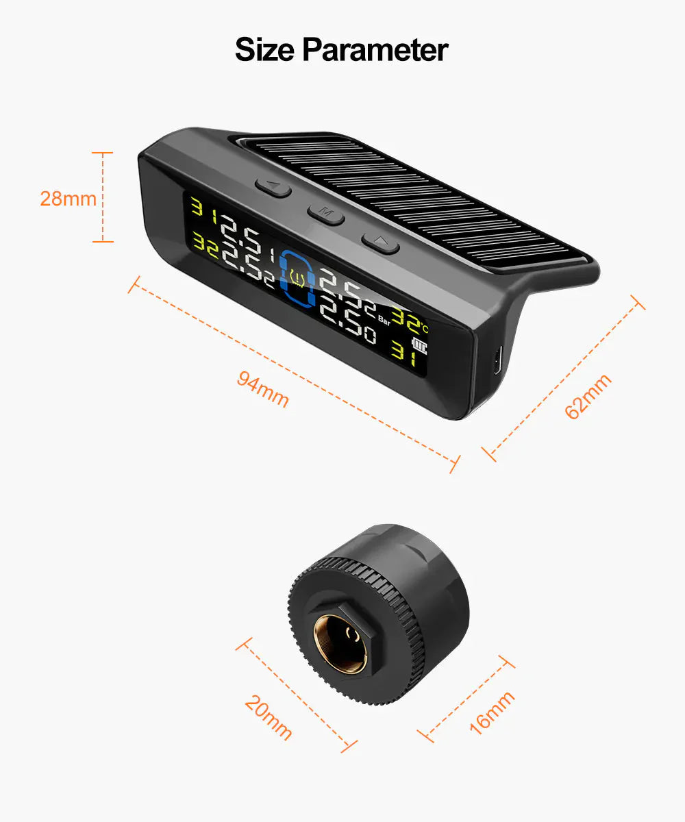 TPMS with External Sensors Anti Spier