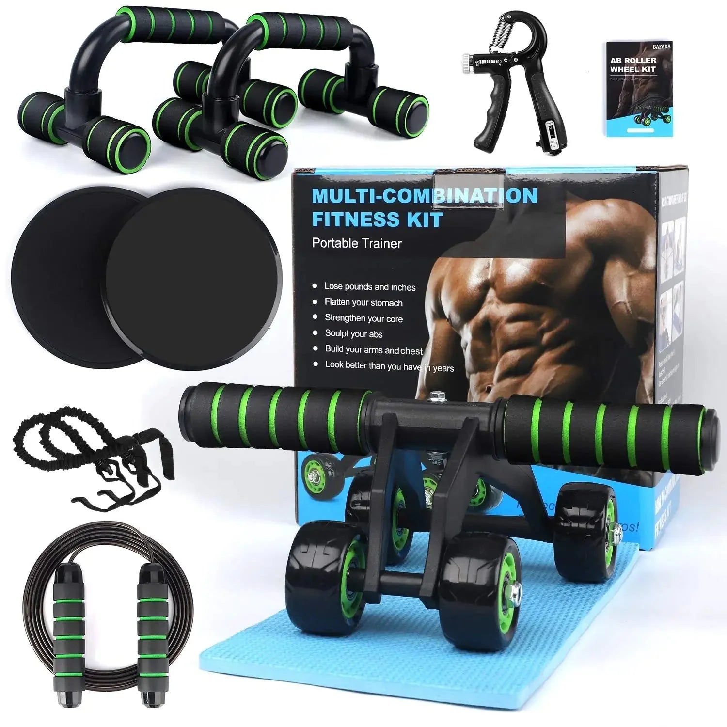 10-in-1 Fitness Kit Anti Spier