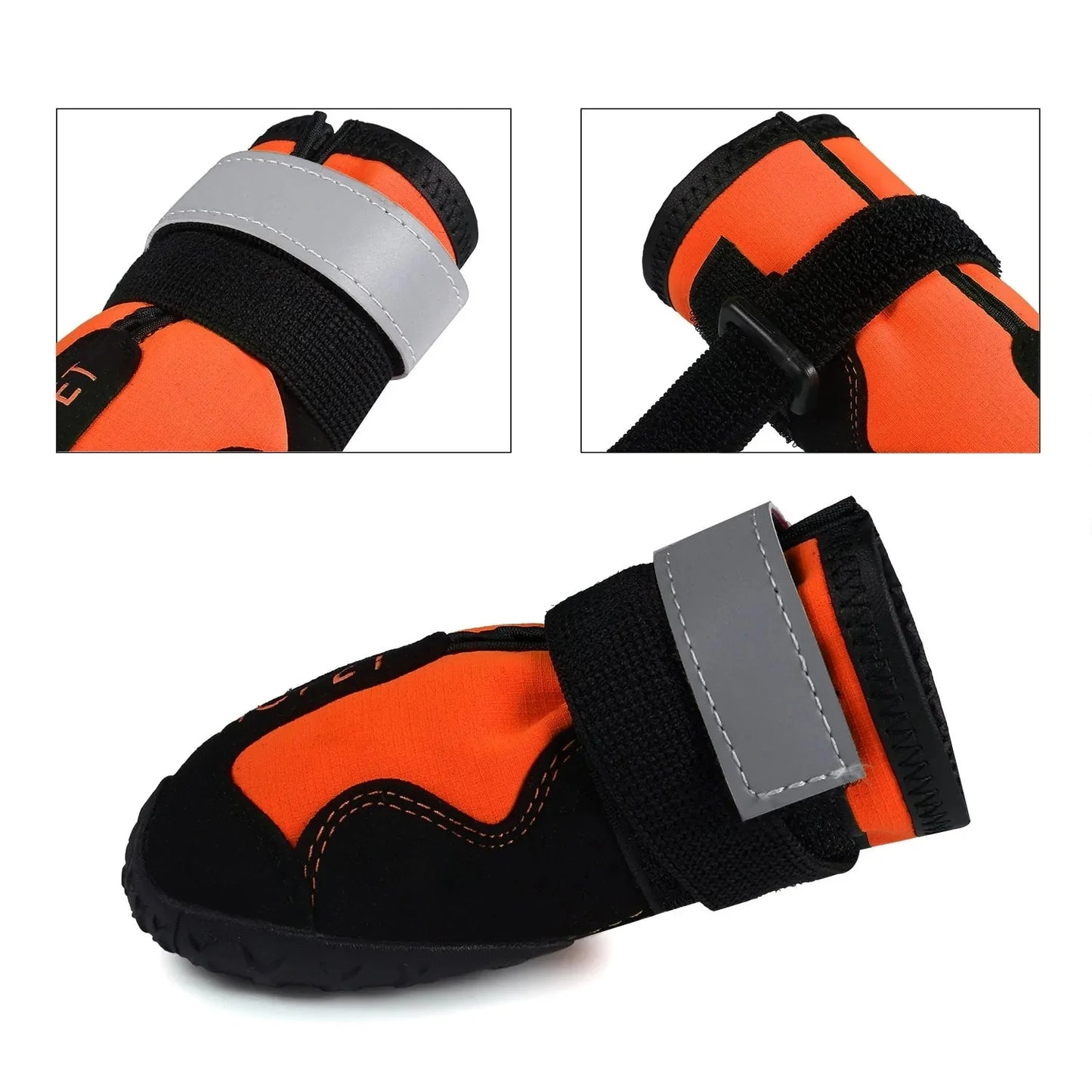 Waterproof Reflective Dog Boots Anti Spier