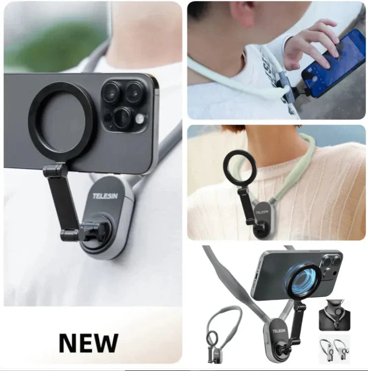 Magnetic Phone Neck Hanging Bracket Anti Spier