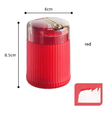 Auto Toothpick Dispenser: Press-and-Pop Household Organizer Anti Spier