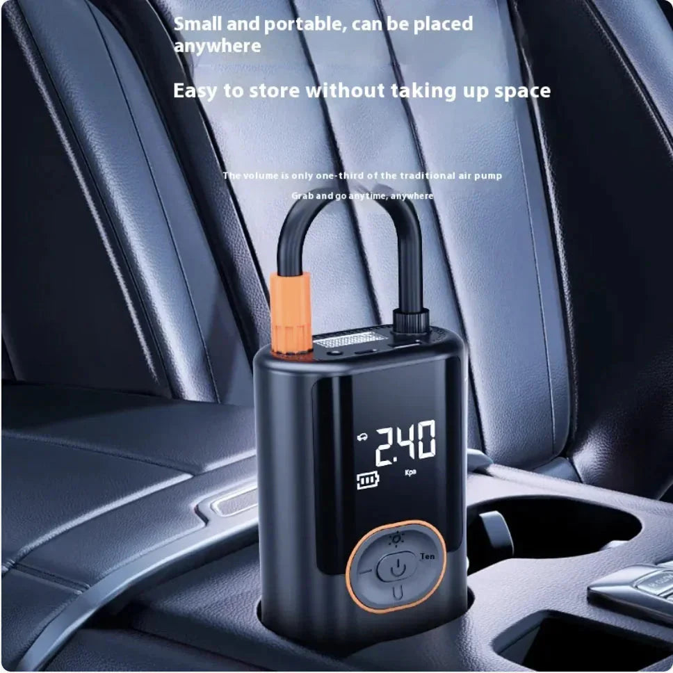 High-Pressure Car Inflator with Fast Charging Anti Spier