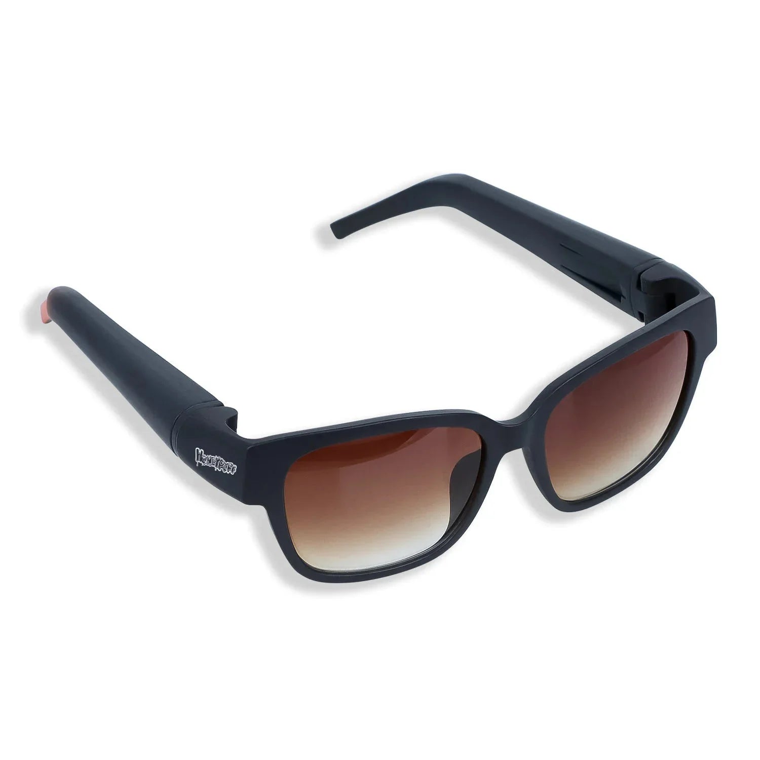 Sunglasses with Hidden Horn Tube Storage Anti Spier
