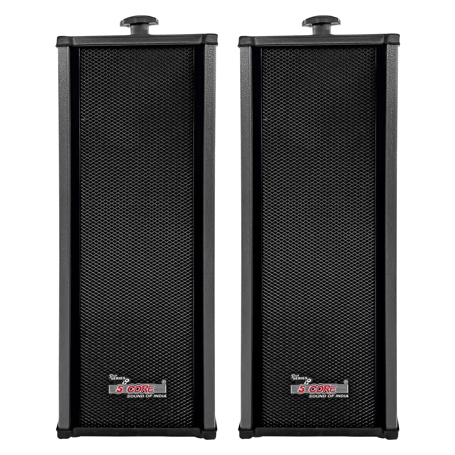 5Core Outdoor Speakers Stereo In Wall 100W Peak Passive Home Audio System Anti Spier