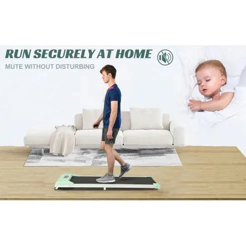 2 In 1 Under Desk Electric Treadmill Anti Spier