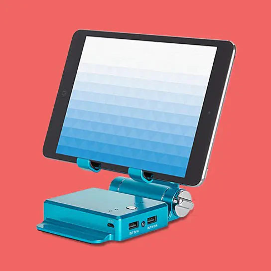 Podium Style Stand With Extended Battery Up To 200% For iPad, iPhone And Other Smart Gadgets Anti Spier