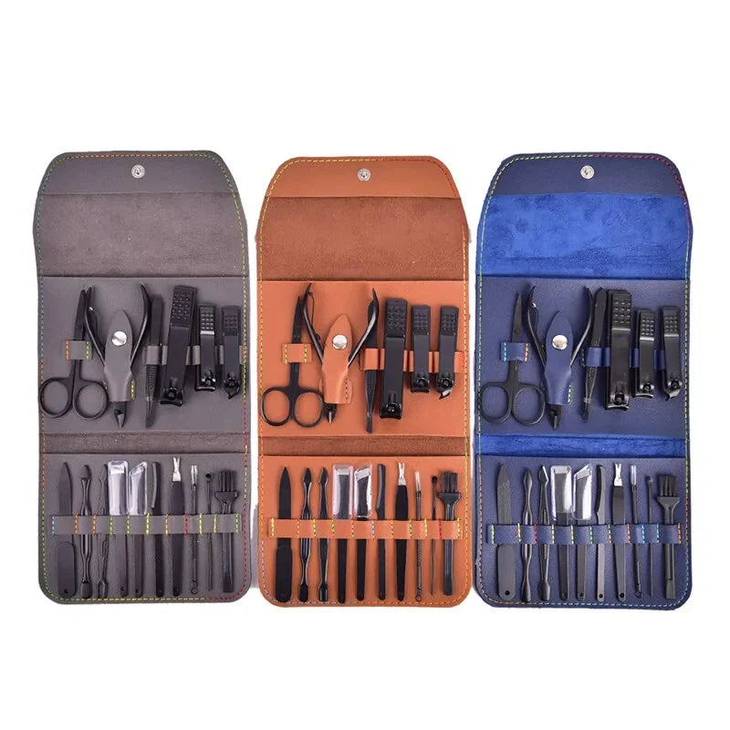 Nail Cutter Professional Stainless Kit Anti Spier