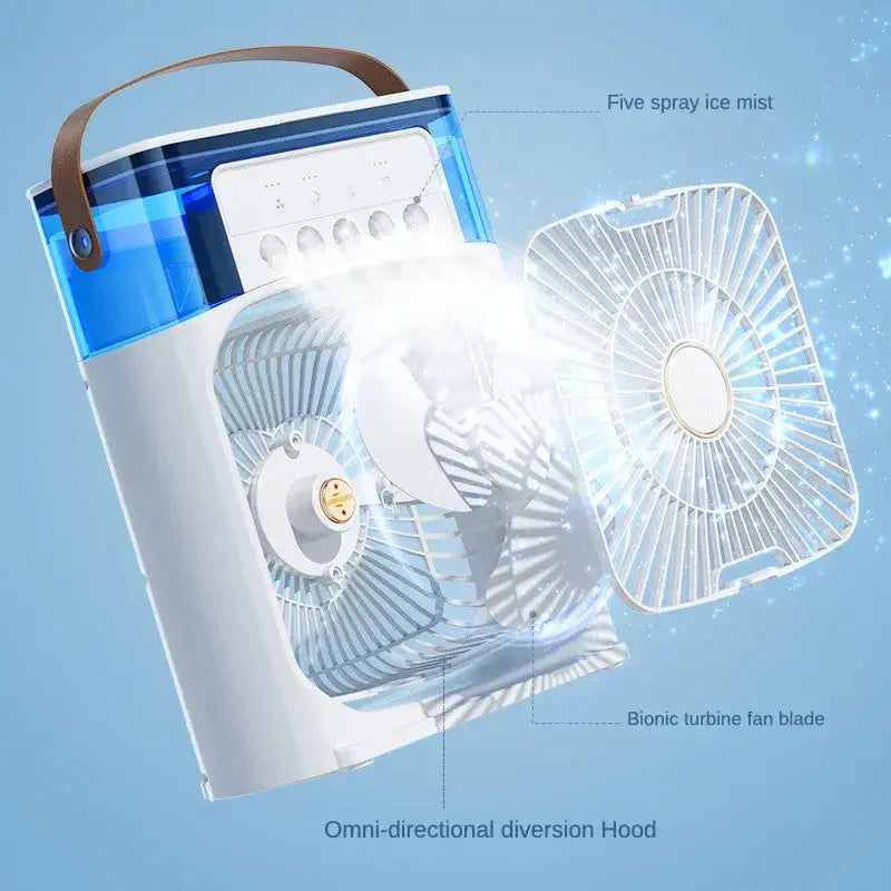 Portable Humidifier Fan Air Conditioner Anti Spier