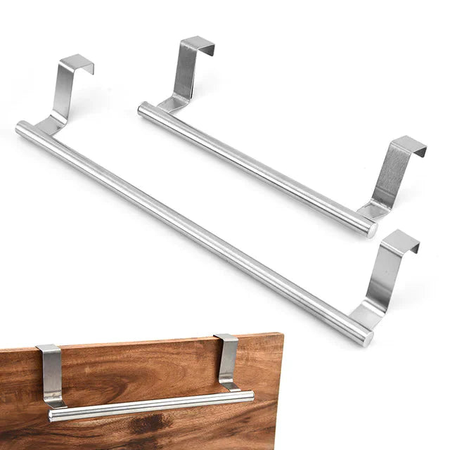 Stainless Steel Single Rod Towel Rack for Cabinet Doors Anti Spier