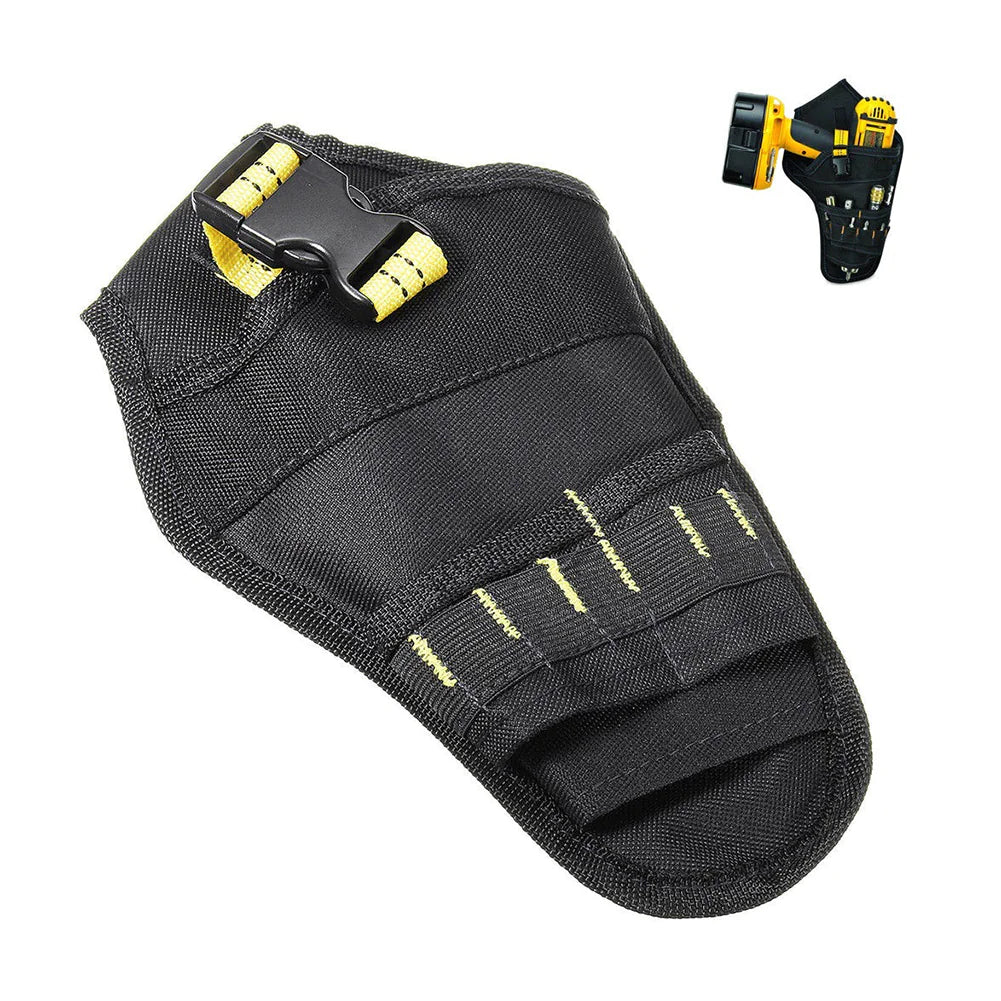 Heavy Duty Drill Holster Tool Belt Pouch Bit Holder Hanging Waist Bag Drill Tool Anti Spier