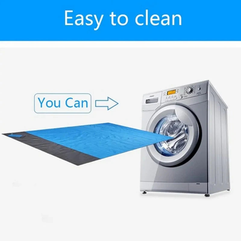 Waterproof Pocket Beach Blanket Anti Spier