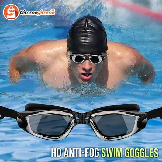 HD Anti - Fog Swim Goggles Anti Spier