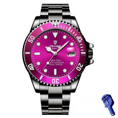 Luxury Men's Casual Quartz Watch Anti Spier