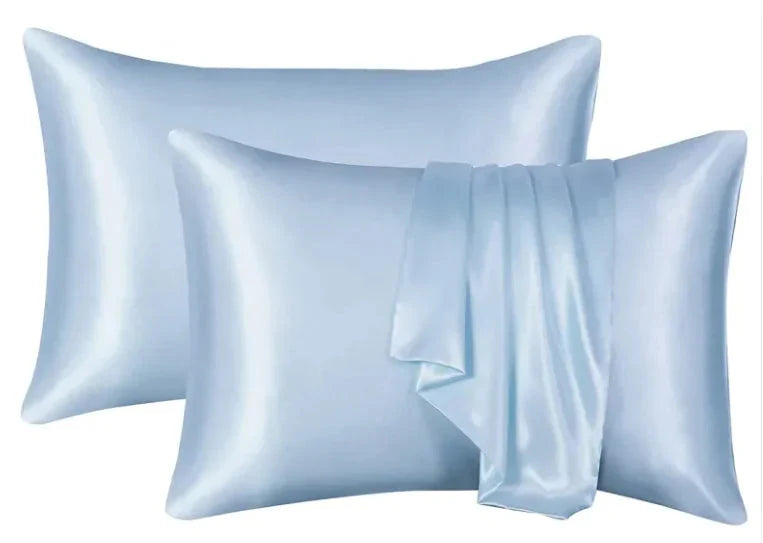 Silk-like Solid Color Pillowcase Anti Spier