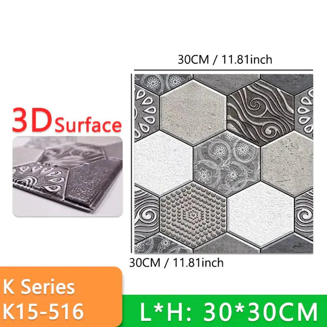 Thick Self-Adhesive Marble Floor Stickers Anti Spier