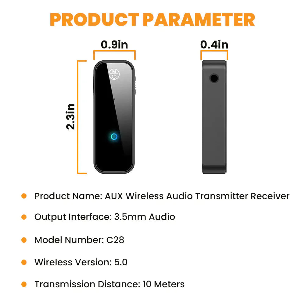 2 In 1 Bluetooth 5.0 USB Wireless Transmitter Anti Spier