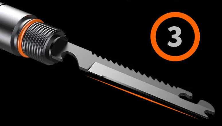 Ultralight Survival Hiking Stick Anti Spier