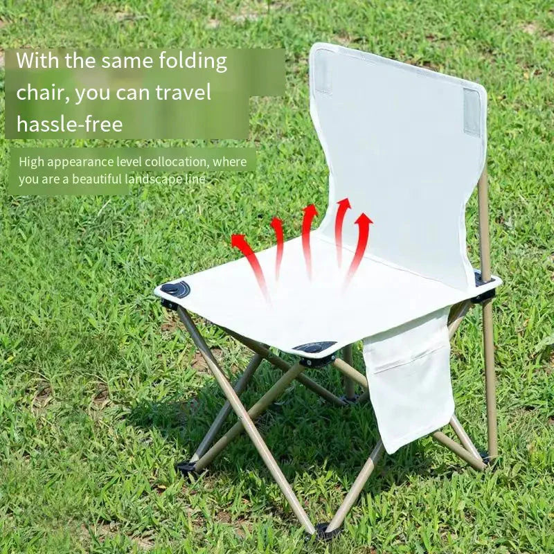 Portable Outdoor Folding Chair for Camping and Sketching Anti Spier