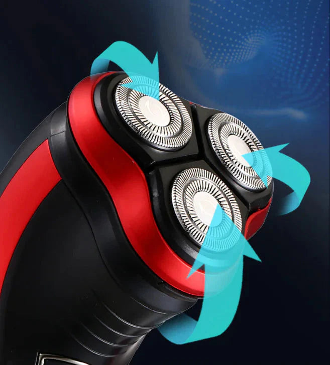 Men's Razor Rotary Waterproof Electric Shaver Pop-Up Trimmer Wet Dry Cordless Anti Spier