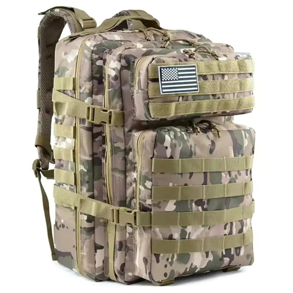 42L Tactical Backpack Bag with USA Patch Anti Spier