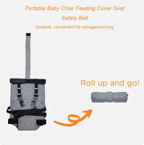 Child Chair Safety Belt – Adjustable Feeding Guard Anti Spier