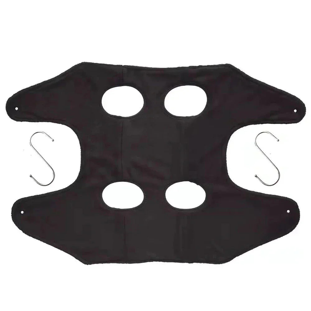 Portable Pet Dog Cat Grooming Hanging Hammock Harness Breathable Groom Helper US Anti Spier