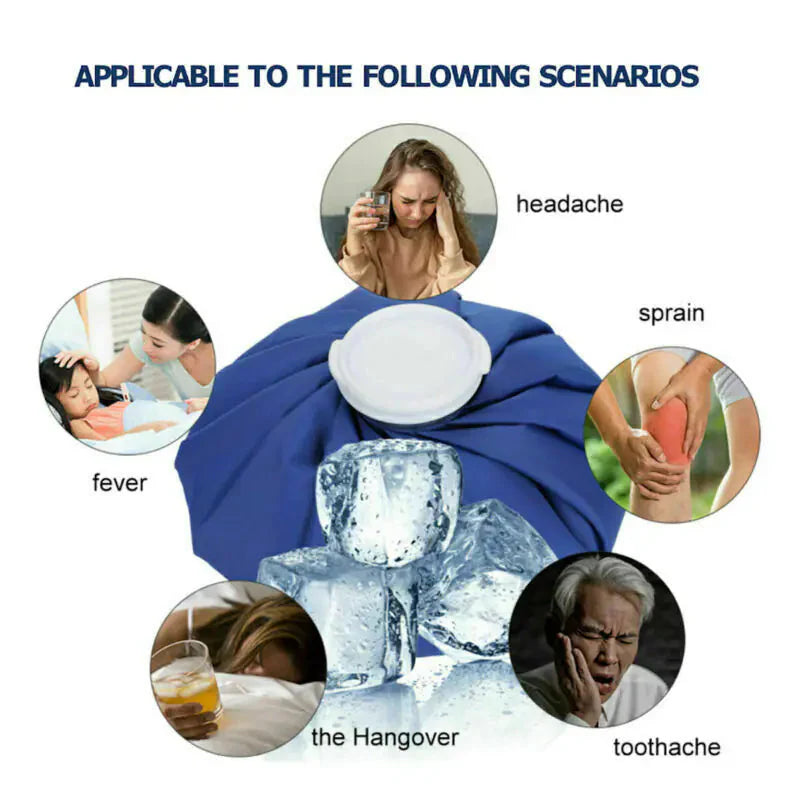 3PCS Ice Bags Packs Knee Neck Reusable Cold Relief Pain Headache Sport Injury Anti Spier