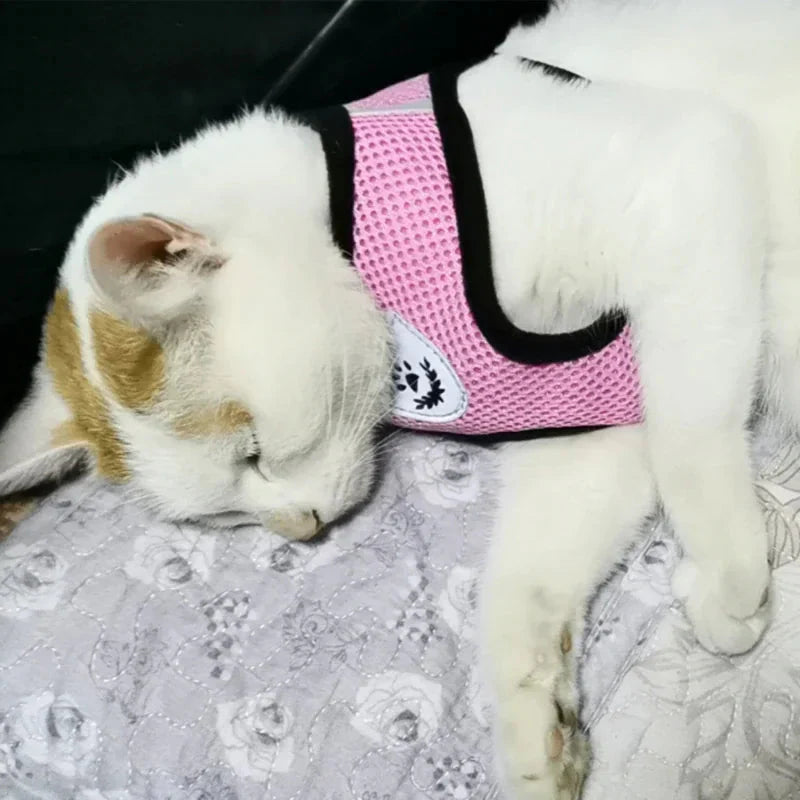 Cat Dog Pet Harness Adjustable Control Vest Dogs Reflective S M L XL Leash Anti Spier