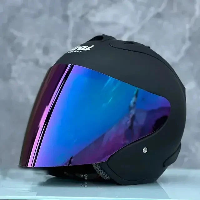 Ultralight Safety Motorcycle Helmet with Integrated Light Anti Spier