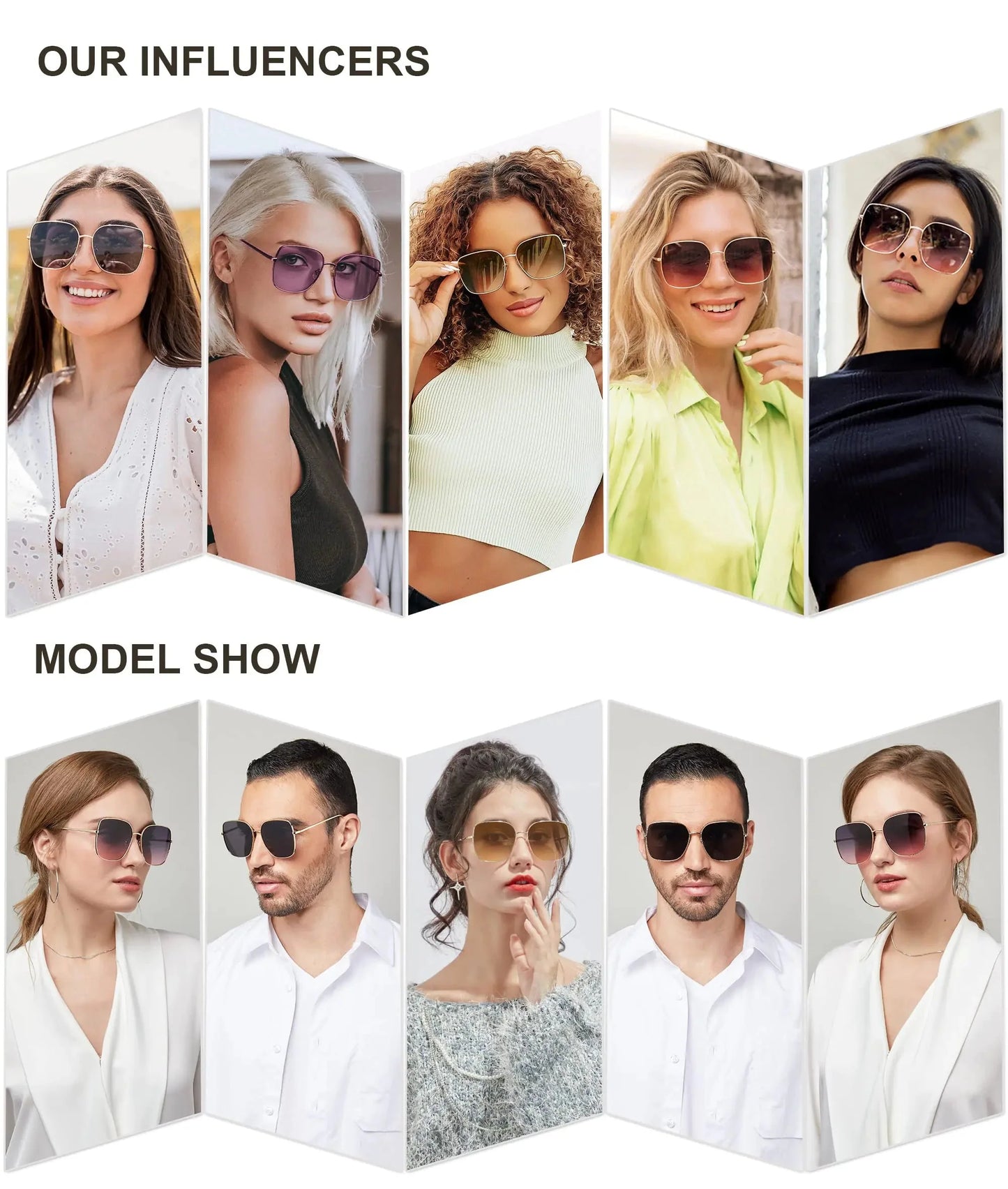 SOJOS Trendy Oversized Square Metal Frame Sunglasses for Women Men Flat Mirrored Lens UV Protection Sunglasses SJ1146 Black/Grey Anti Spier