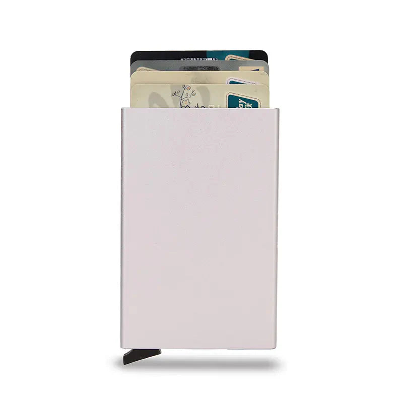 Anti-Magnetic Aluminum RFID Card Holder Wallet Anti Spier