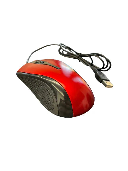 USB 2.0 Optical Wired Scroll Wheel Mouse For PC Laptop Notebook Desktop Red Mice Anti Spier