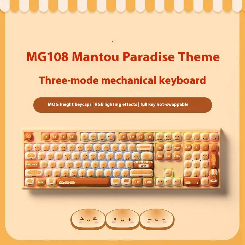 Steamed Bun Keyboard Anti Spier