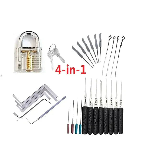 Lock Pick Set Row Tension Wrench Anti Spier
