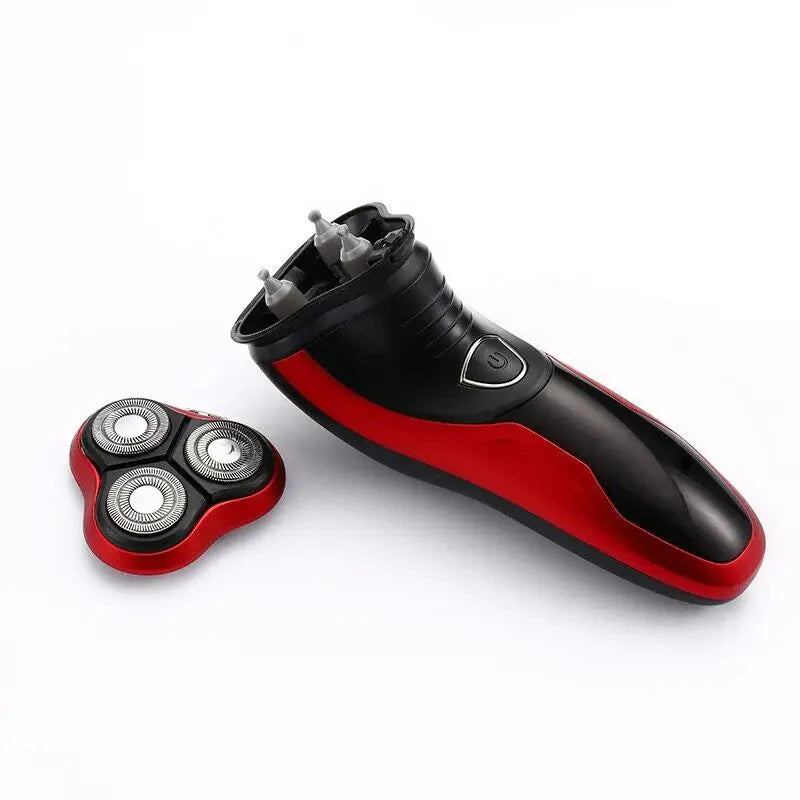 Men's Razor Rotary Waterproof Electric Shaver Pop-Up Trimmer Wet Dry Cordless Anti Spier