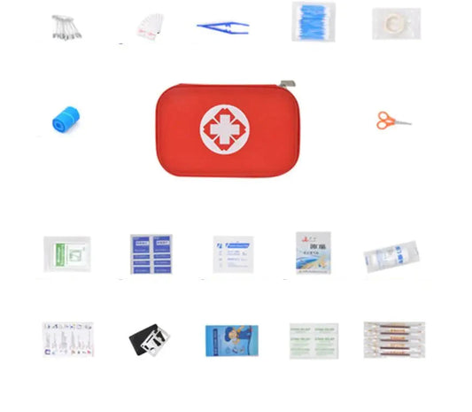 Portable Travel First Aid Kit for Outdoors and Emergencies Anti Spier