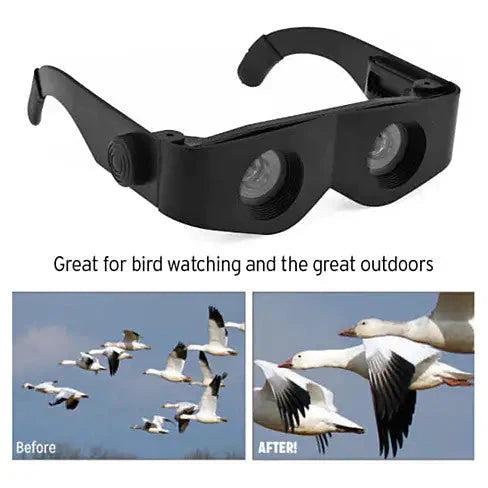 Wearable Binoculars - Hands Free Binoculars And Eye Glasses Together Anti Spier