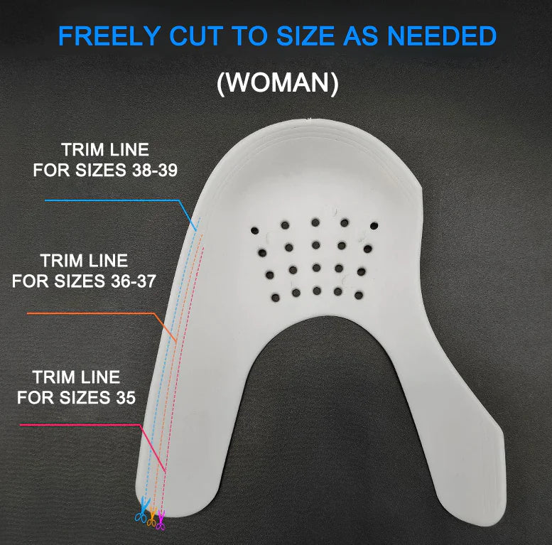 5 Pairs Shoe Protector Anti Crease Force Fields Cover Toe Cap Creasing Decreaser Anti Spier