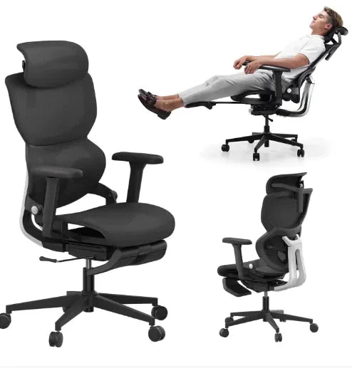 Ergonomic Office Chair With Footrest Anti Spier