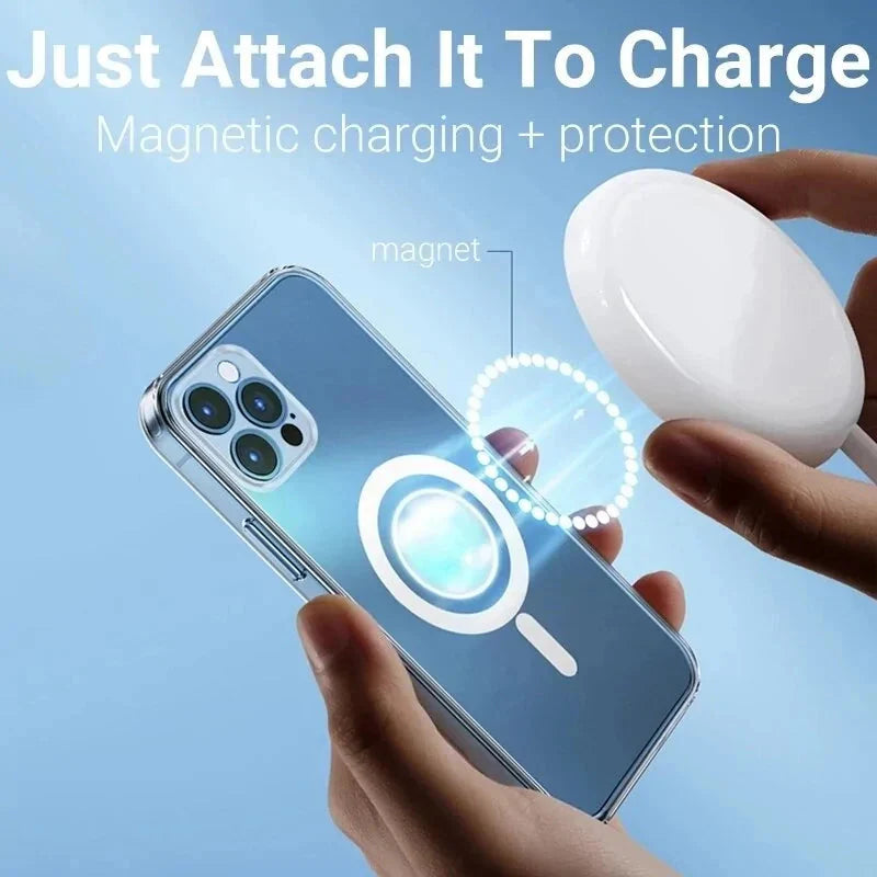 Magnetic Wireless Charging Case Anti Spier