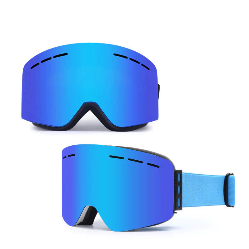 Anti-Fog Ski Goggles with Magnetic Lens Anti Spier