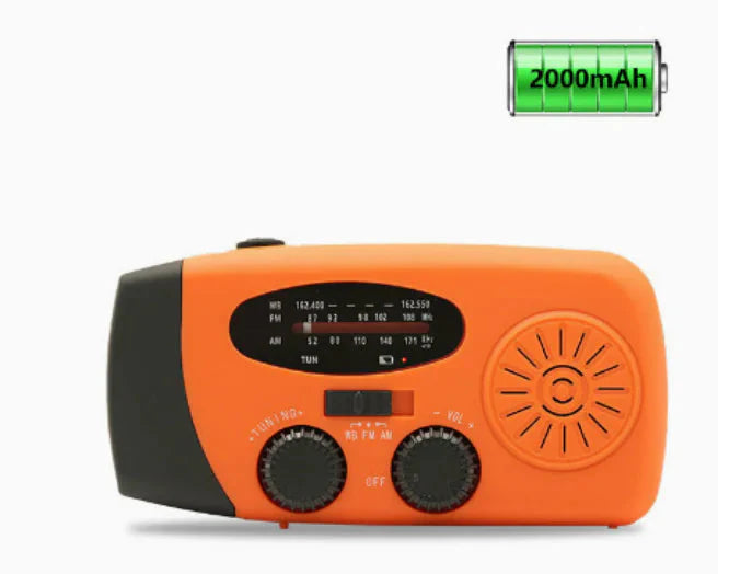 Versatile Emergency Radio with Powerful Flashlight Anti Spier
